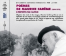 Poèmes De Maurice Carême: 78 Enregistrements Historiques De L'auter - CD
