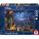 Disney - Beauty and the Beast Dancing in the Moonlight by Thomas Kinkade 1000 Piece Schmidt Puzzle - Book