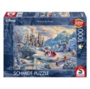 Disney Dreams Collection - Beauty and the Beast's Winter Enchantment by Thomas Kinkade 1000 Piece Schmidt Puzzle - Book