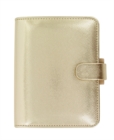 FILOFAX SAFFIANO POCKET ORGANISER GOLD - Book