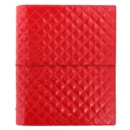 Filofax A5 Domino Luxe red organiser - Book