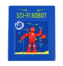 Slide puzzle - Sci-fi robot - Book