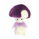 ST Pretty Purple Fungi Friends Plush Toy - Book