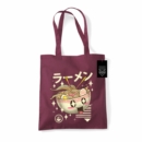 Vincent Trinidad (Kawaii Ramen) Maroon Tote Bag - Book