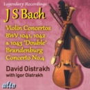Bach: Violin Concertos (Including Brandenburg Concerto No. 4)... - CD