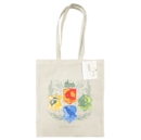 Harry Potter (Herbology Crests) Natural Tote Bag - Book