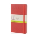 MOLESKINE CORAL ORANGE LARGE PLAIN NOTEB - Book