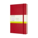Moleskine Expanded Large Plain Hardcover Notebook : Scarlet Red - Book