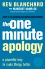 The One Minute Apology - Book