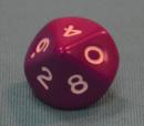 Dice - Numbers 0 - 9 - Book