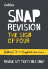 The Sign of Four: AQA GCSE 9-1 English Literature Text Guide : Ideal for the 2024 and 2025 Exams - Book