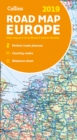 2019 Collins Map of Europe - Book