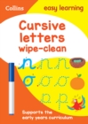 Cursive Letters Age 3-5 Wipe Clean Activity Book : Ideal for Home Learning - Book
