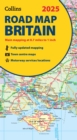 2025 Collins Road Map of Britain : Folded Road Map - Book