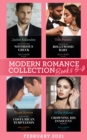 Modern Romance February 2021 Books 5-8 : The Surprise Bollywood Baby (Born into Bollywood) / the World's Most Notorious Greek / Terms of Their Costa Rican Temptation / Crowning His Innocent Assistant - eBook