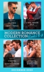 Modern Romance December 2023 Books 5-8 : Claimed by the Crown Prince (Hot Winter Escapes) / a Nine-Month Deal with Her Husband / Undoing His Innocent Enemy / in Bed with Her Billionaire Bodyguard - eBook