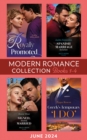 Modern Romance June 2024 Books 1-4 : Royally Promoted / Signed, Sealed, Married / Greek's Temporary 'I Do' / Spanish Marriage Solution - eBook