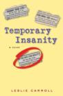 Temporary Insanity - eBook