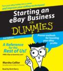 Starting an E-Bay Business for Dummies - eAudiobook