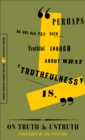 On Truth & Untruth - eBook