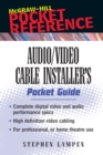 Audio/Video Cable Installer's Pocket Guide - Book