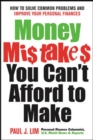 Money Mistakes You Can't Afford to Make - eBook