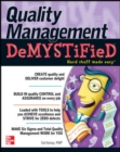 Quality Management Demystified - eBook