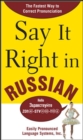 Say It Right in Russian - Book