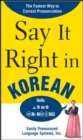 Say It Right in Korean - Book