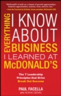 Everything I Know About Business I Learned at McDonalds - eBook