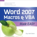 Word 2007 Macros & VBA Made Easy - Book