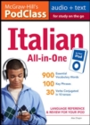 McGraw-Hill's PodClass Italian All-in-One Study Guide (MP3 Disk) : Language Reference and Review for Your iPod - Book