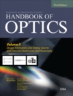 Handbook of Optics, Third Edition Volume II: Design, Fabrication and Testing, Sources and Detectors, Radiometry and Photometry - eBook