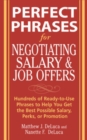 Perfect Phrases for Negotiating Salary and Job Offers: Hundreds of Ready-to-Use Phrases to Help You Get the Best Possible Salary, Perks or Promotion - eBook