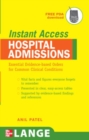 LANGE Instant Access Hospital Admissions : Essential Evidence-Based Orders for Common Clinical Conditions - eBook