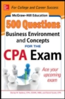 McGraw-Hill Education 500 Business Environment and Concepts Questions for the CPA Exam - Book