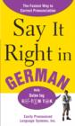 Say It Right in German - eBook