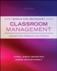 Middle and Secondary Classroom Management: Lessons from Research and Practice - Book