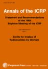 ICRP Publication 30 : Limits for Intakes of Radionuclides by Workers, Part 2 - Book