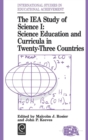 IEA Study of Science : Science Education and Curricula in Twenty-three Countries - Book
