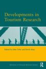Developments in Tourism Research - Book