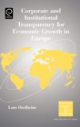 Corporate and Institutional Transparency for Economic Growth in Europe - eBook
