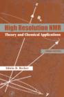 High Resolution NMR : Theory and Chemical Applications - eBook