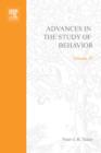 Advances in the Study of Behavior - eBook