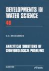 Analytical Solutions of Geohydrological Problems - eBook