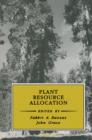 Plant Resource Allocation - eBook