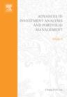 Advances in Investment Analysis and Portfolio Management - eBook