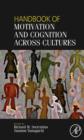 Handbook of Motivation and Cognition Across Cultures - eBook