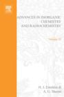 Advances in Inorganic Chemistry and Radiochemistry - eBook