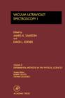 Vacuum Ultraviolet Spectroscopy I - eBook
